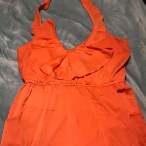 Orange summer dress